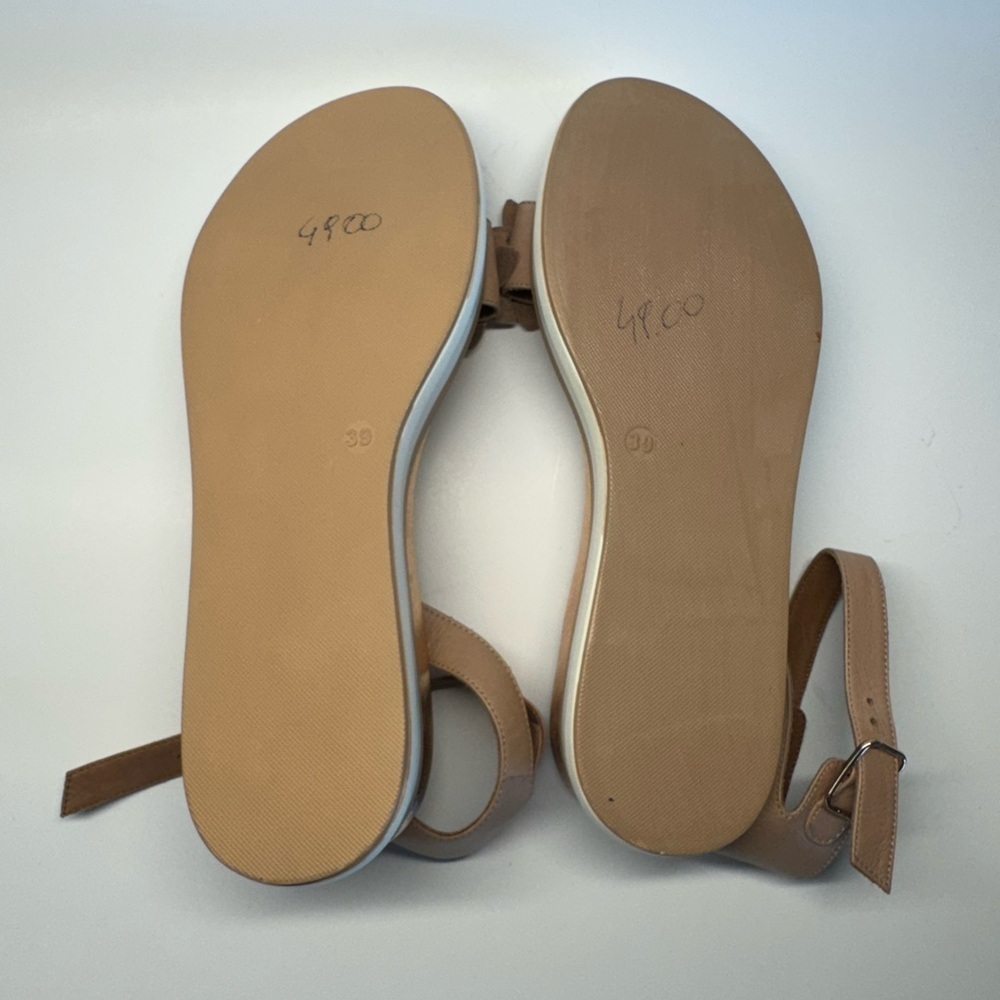 NWOT Inuovo gold platform comfort sandals size EU 39 US 8.5 - Picture 8 of 11